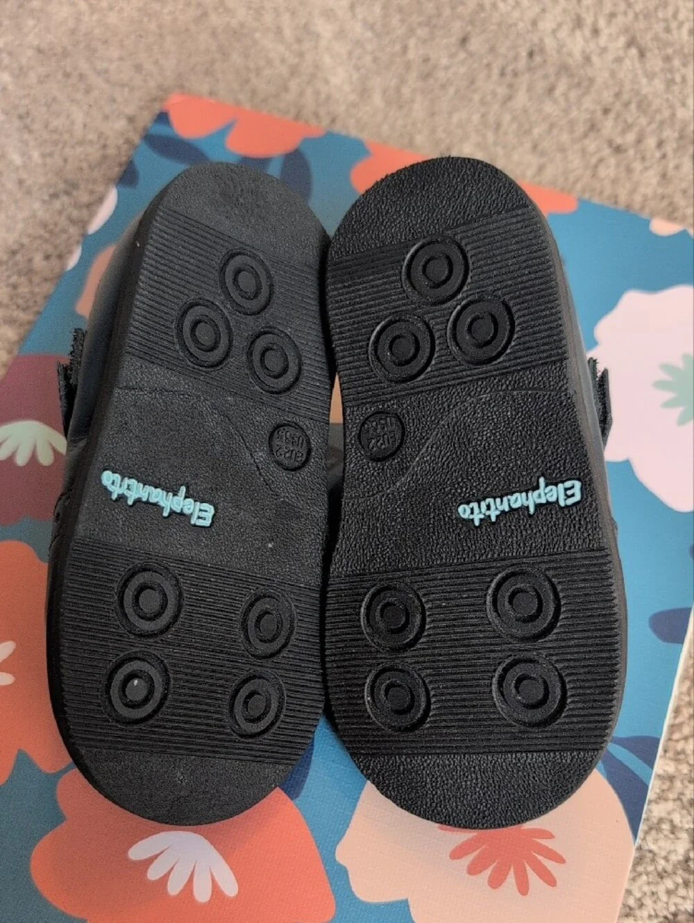 NEW** Elephantito Navy Mary Jane Dress Shoes (Size 6.5)